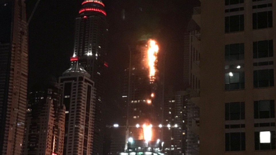Τι δήλωσε εκπρόσωπος της Πολιτικής Προστασίας του Ντουμπάι για την πυρκαγιά στον ουρανοξύστη