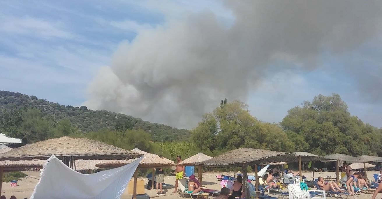 Ολονύχτια μάχη με τις φλόγες στη Λέσβο – Για εμπρησμό κάνει λόγο η Πυροσβεστική – ΒΙΝΤΕΟ