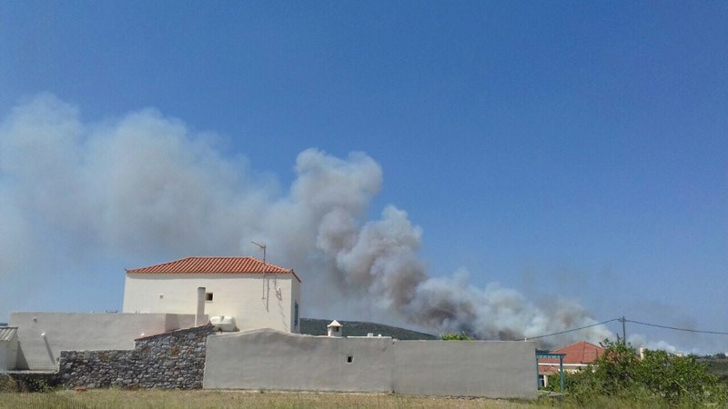 Εκκενώθηκε χωριό στα Κύθηρα