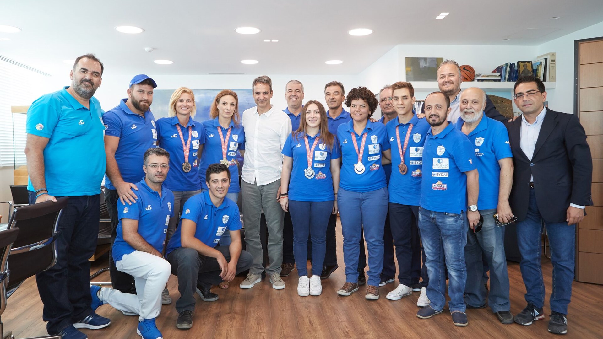 Συνάντηση του Μητσοτάκη με την Εθνική Ολυμπιακή Ομάδα Κωφών