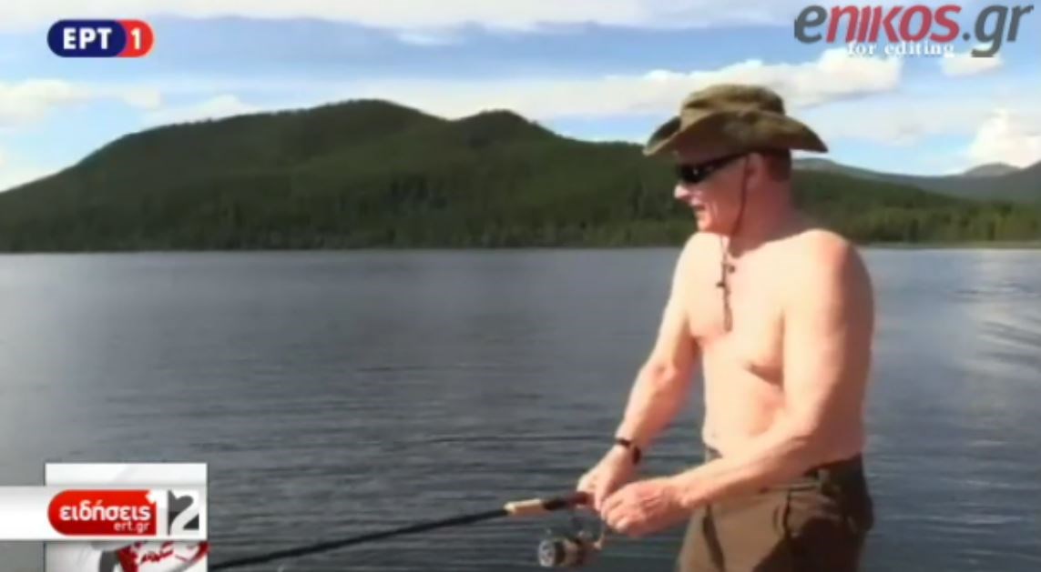 Διακοπές με ψάρεμα, κυνήγι και ράφτινγκ για τον Πούτιν – ΒΙΝΤΕΟ