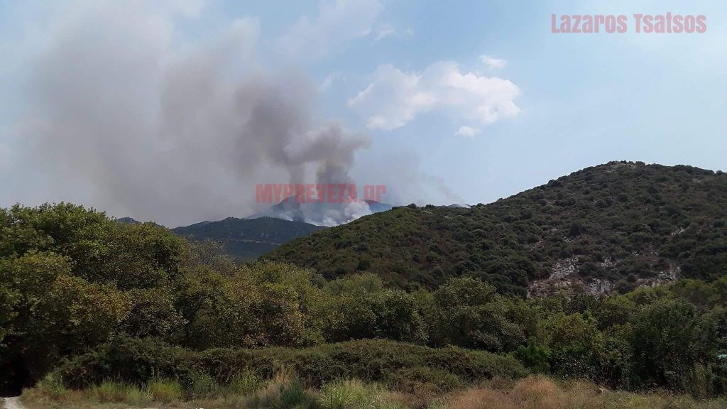 Μεγάλη φωτιά στον Αχέροντα – ΦΩΤΟ