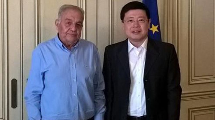 Συνάντηση Φλαμπουράρη με τον Πρέσβη της Κίνας ενόψει ΔΕΘ