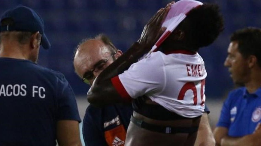 Φιλική ήττα για τον Ολυμπιακό – Τραυματίστηκε ο Εμενίκε