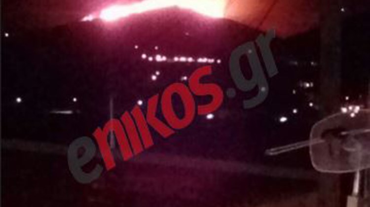 Νέες εικόνες από τη φωτιά στην Τζια – ΦΩΤΟ αναγνώστη