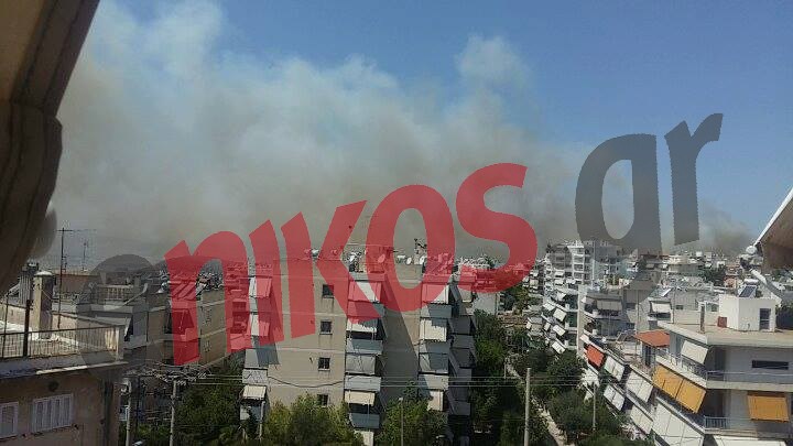 Οι πρώτες εικόνες από τη φωτιά στην Καισαριανή – ΦΩΤΟ αναγνώστη