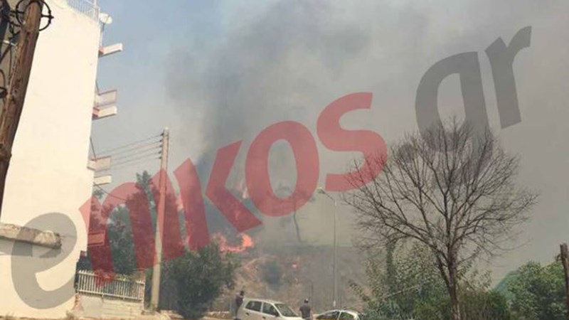 Καλύτερη η εικόνα στη φωτιά στην Καισαριανή