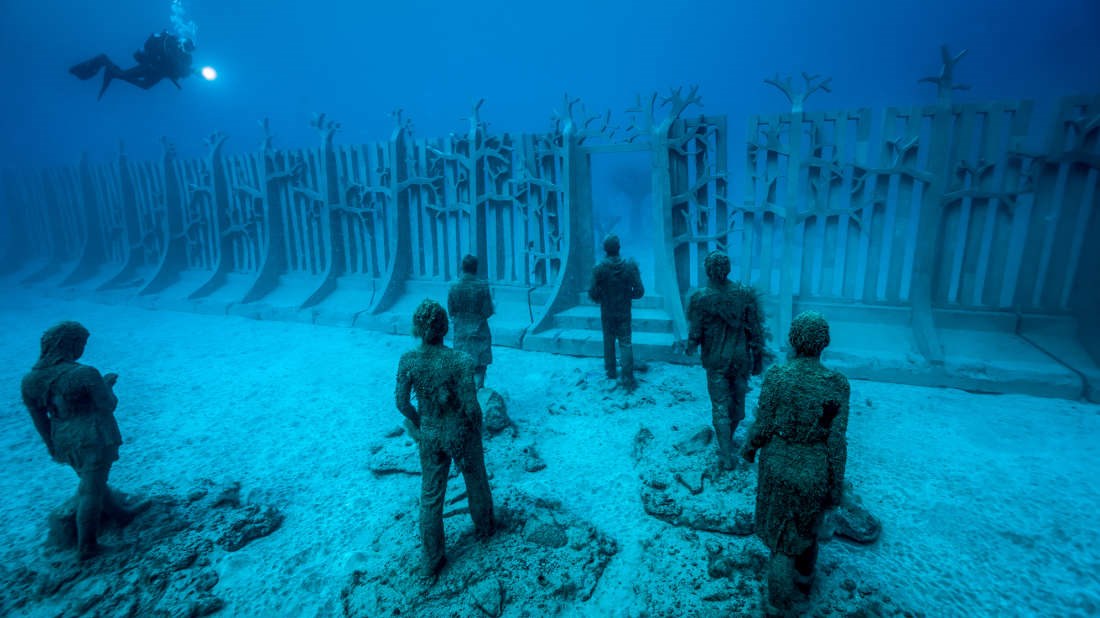 Η περιήγηση στο πρώτο υποβρύχιο μουσείο της Ευρώπης – ΒΙΝΤΕΟ – ΦΩΤΟ