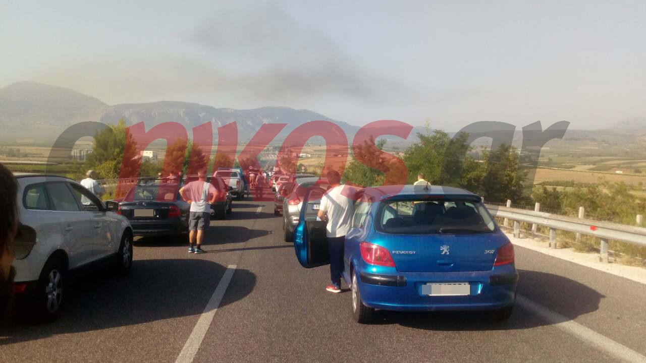 Φωτιά σε αυτοκίνητο στα διόδια Σπαθοβουνίου – ΦΩΤΟ αναγνώστη