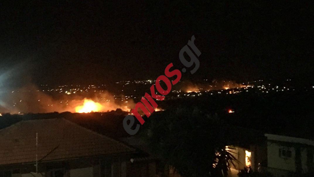 Οι πρώτες εικόνες από τις δασικές πυρκαγιές στην Κεφαλονιά – ΦΩΤΟ