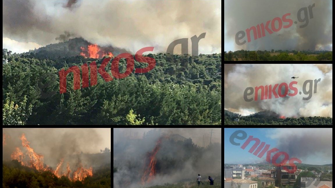 Σε πύρινο κλοιό η χώρα – Ανεξέλεγκτη η φωτιά στον Κάλαμο – Εκκενώνεται χωριό στην Ηλεία – ΦΩΤΟ – ΒΙΝΤΕΟ