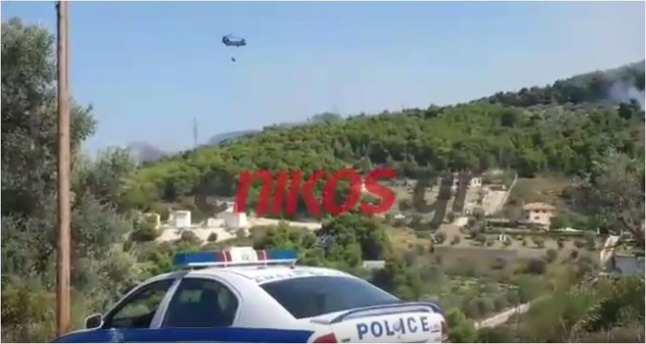 Μάχη των πυροσβεστικών δυνάμεων για την πυρκαγιά στον Κάλαμο – ΒΙΝΤΕΟ αναγνώστη