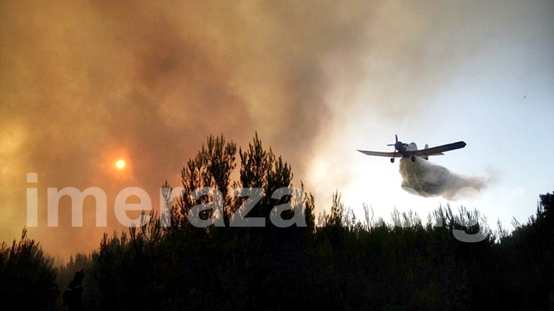 Μαίνεται η πύρινη λαίλαπα στη Ζάκυνθο – Συνεχείς αναζωπυρώσεις