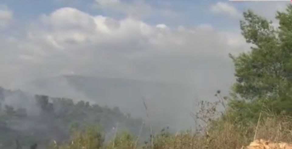 Οι πρώτες εικόνες από την αναζωπύρωση του μετώπου στο Μετόχι – ΒΙΝΤΕΟ