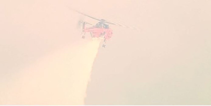 Η μάχη των ελικοπτέρων Ericsson με τις φλόγες στο Καπανδρίτι – ΒΙΝΤΕΟ