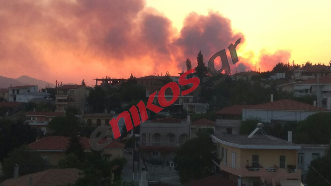 Η φωτιά στο Καπανδρίτι από τον Βαρνάβα – ΦΩΤΟ αναγνώστη