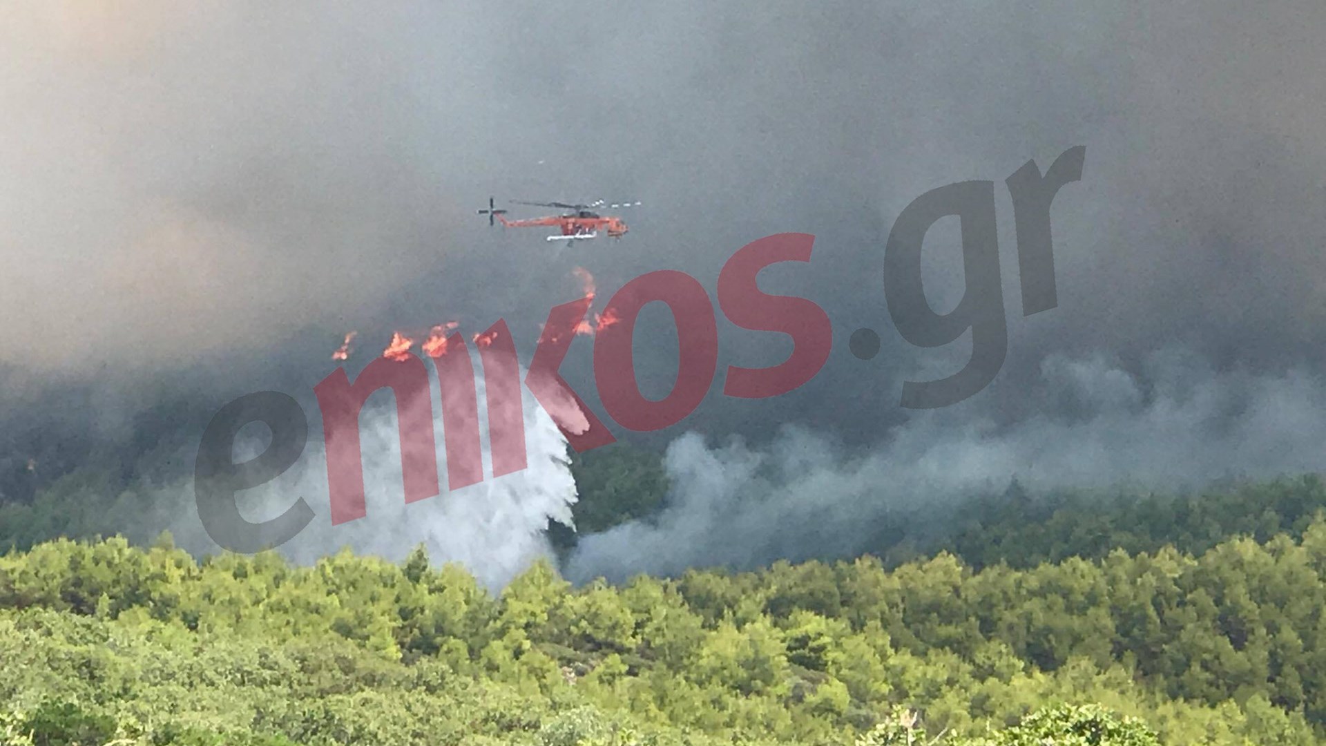 Οριοθετείται η πυρκαγιά στην Ανατολική Αττική – Καλύτερη η κατάσταση σε Ζάκυνθο και Ηλεία