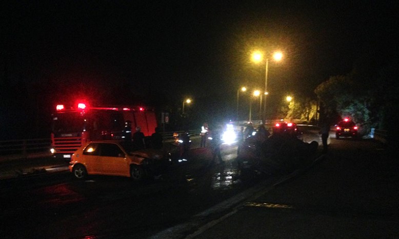 Σοβαρό τροχαίο ατύχημα στη λεωφόρο Κατεχάκη