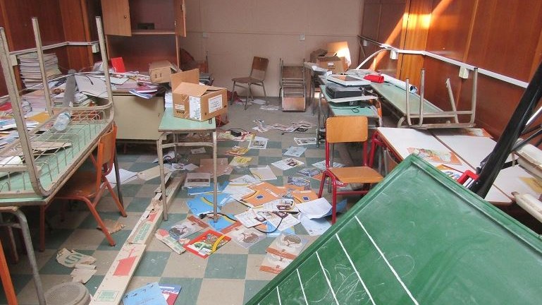 Αγρίνιο: Βάνδαλοι κατέστρεψαν σχολείο όπου φοιτούν Ρομά- ΦΩΤΟ