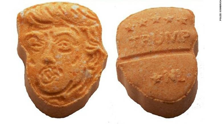 5.000 χάπια ecstasy με τη μορφή του Ντόναλντ Τραμπ