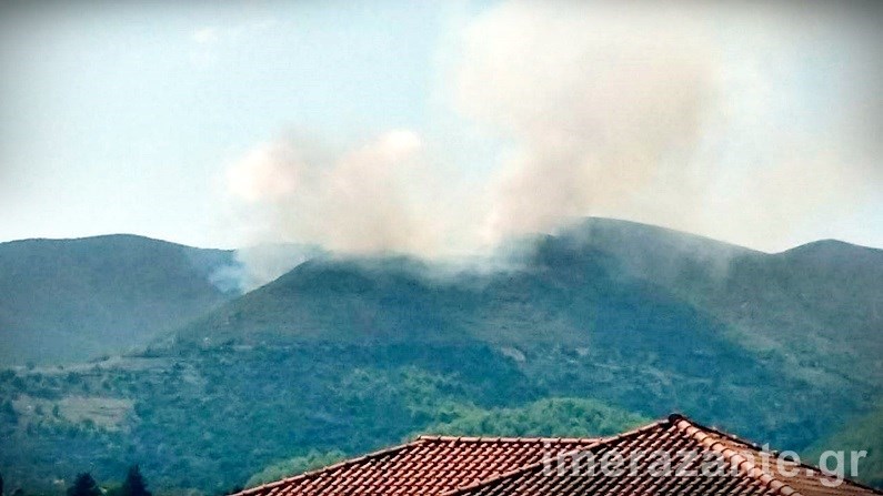 Σε ύφεση η πυρκαγιά στην Ζάκυνθο