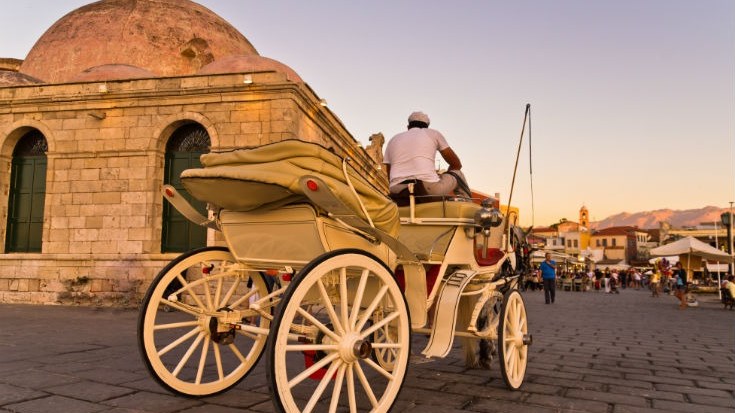 Πανικός στο λιμάνι των Χανίων – Κατέρρευσε άλογο μέσα στον κόσμο – ΦΩΤΟ