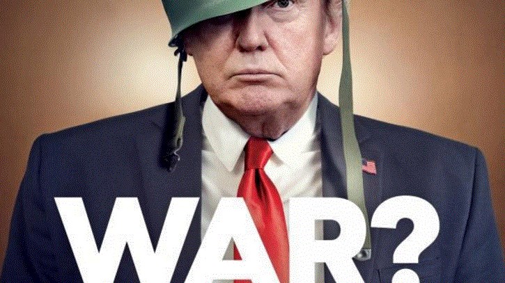 Ο Τραμπ με στρατιωτικό κράνος στο Newsweek: Είστε έτοιμοι για πόλεμο;