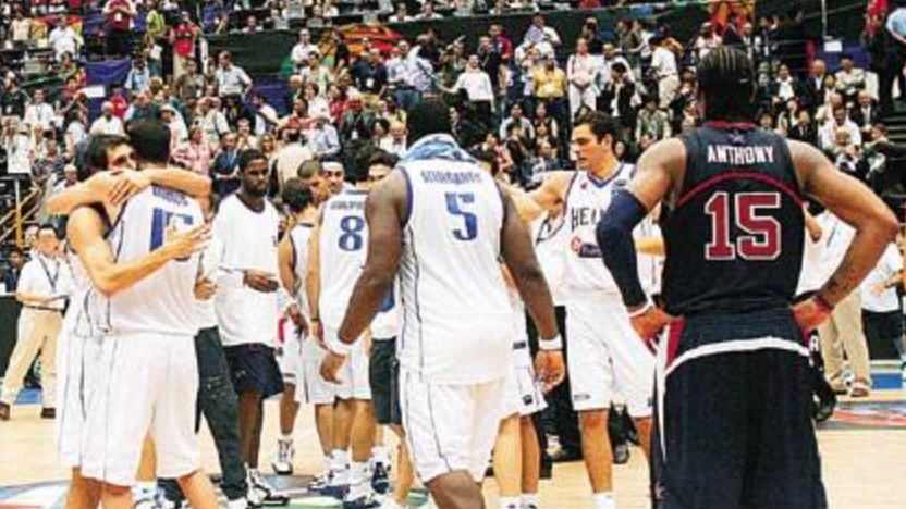 Ο Σπανούλης θυμάται την ιστορική νίκη εναντίον των ΗΠΑ – ΦΩΤΟ