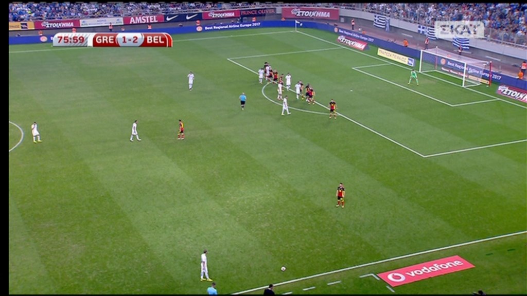 Ελλάδα – Βέλγιο 1 – 2 (75′)