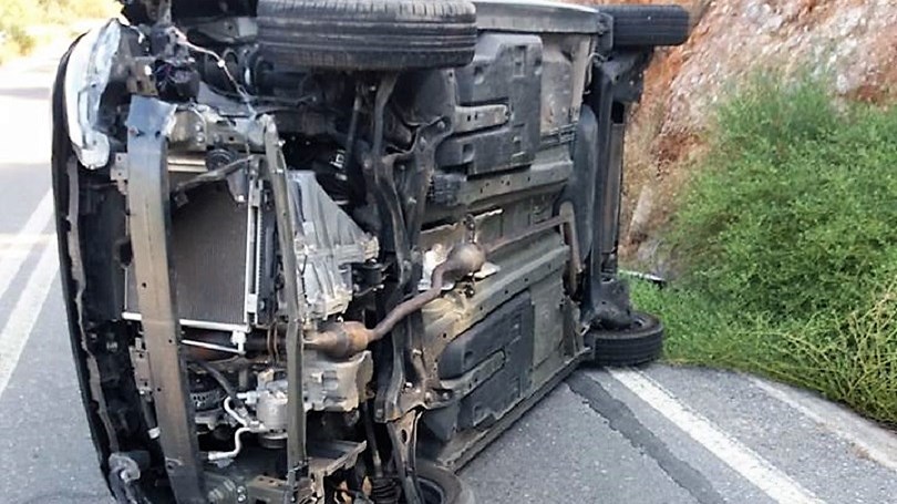 Νέο τροχαίο στην Κρήτη – Δύο σοβαρά τραυματίες