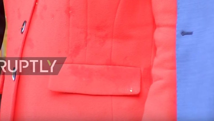 Πέταξαν ντομάτες στη Μέρκελ – ΒΙΝΤΕΟ