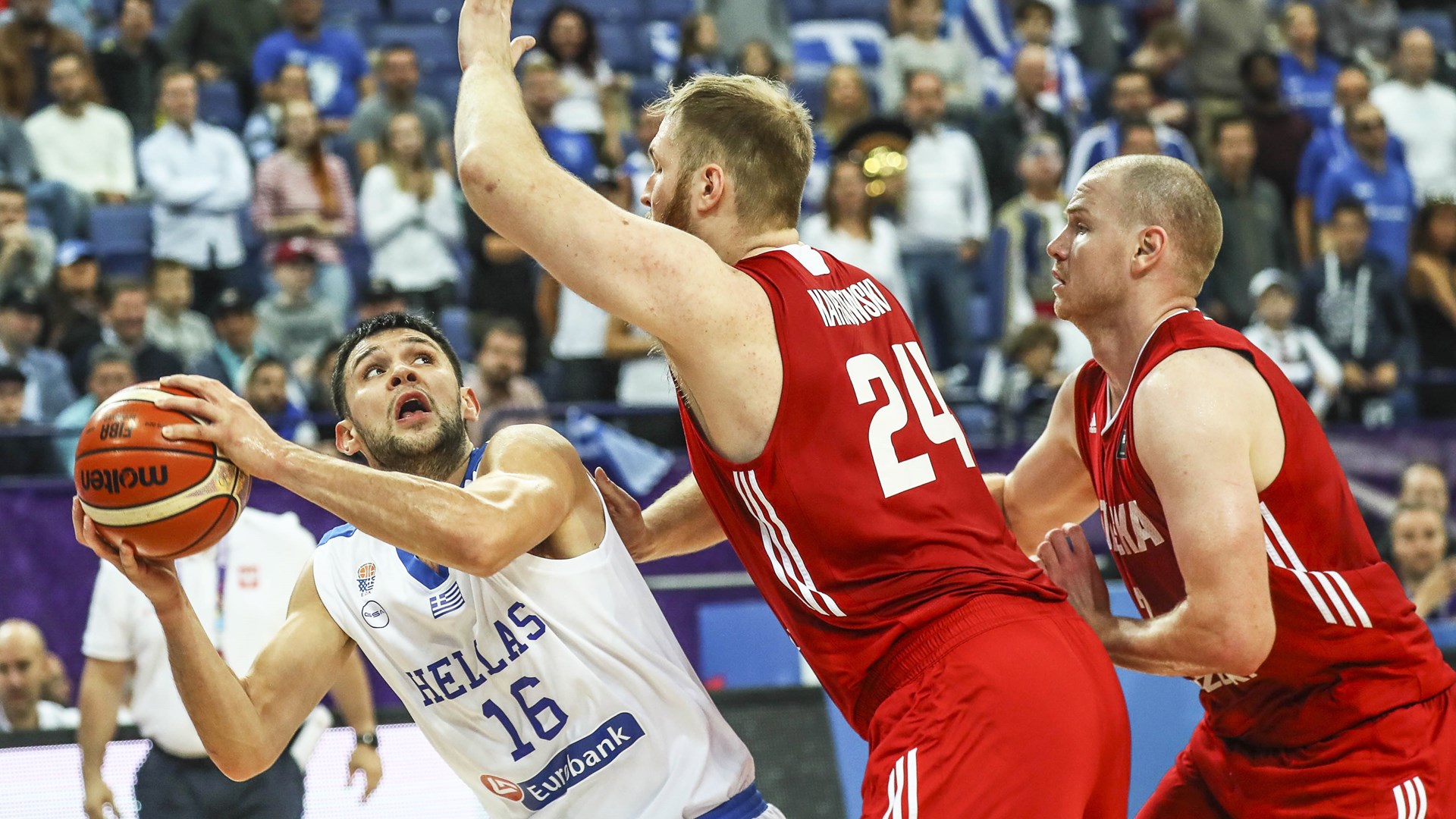 Ελλάδα – Πολωνία 49-43 (ΗΜ.)