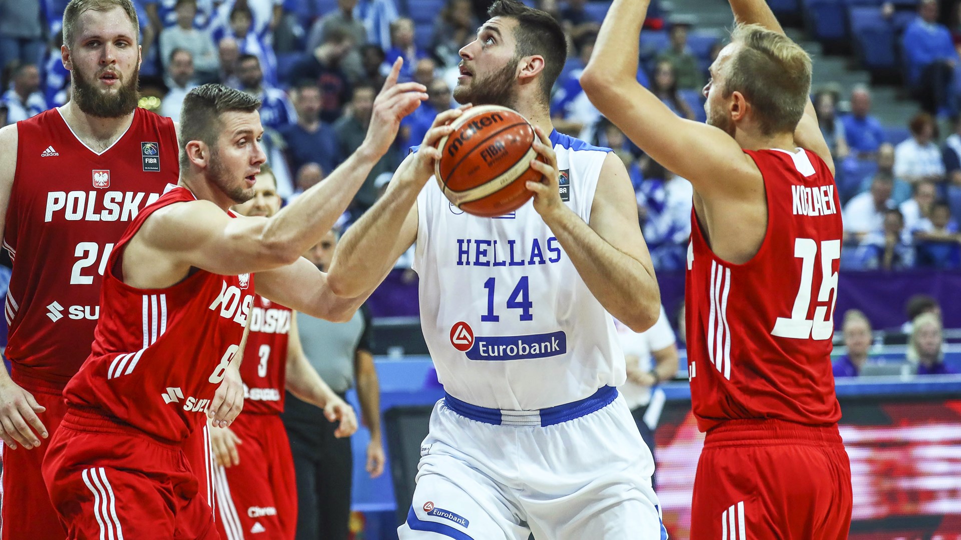 Στους “16” του Eurobasket η Ελλάδα – Νίκησε 95-77 την Πολωνία