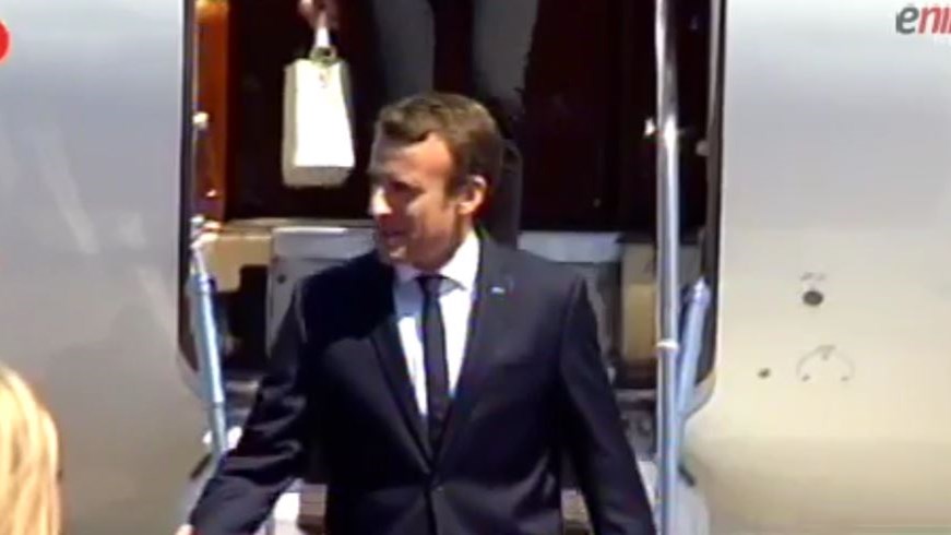 Η υποδοχή του Μακρόν στην Αθήνα – ΒΙΝΤΕΟ