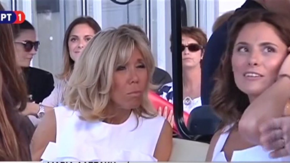 Η Μπριζίτ Τρονιέ από την Ακρόπολη: Πολύ μεγάλη η χαρά μου που είμαι εδώ