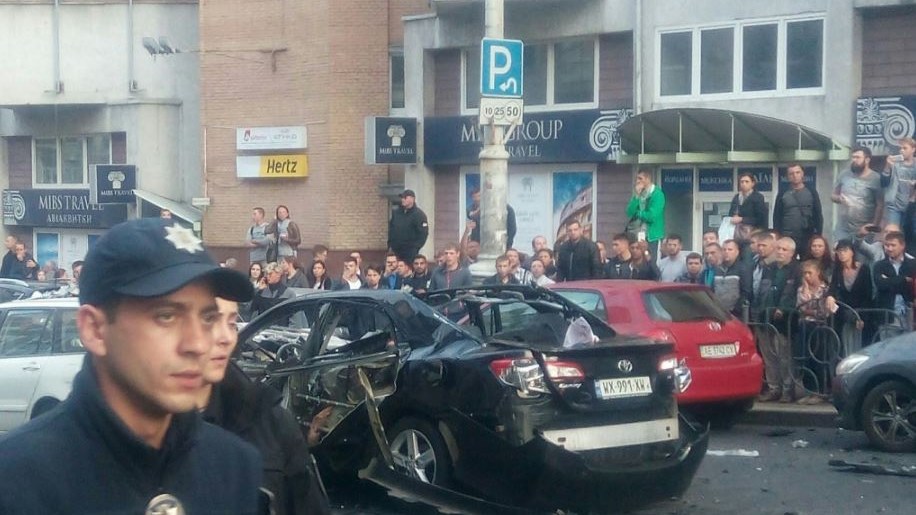 Ένας νεκρός από έκρηξη αυτοκινήτου στο Κίεβο