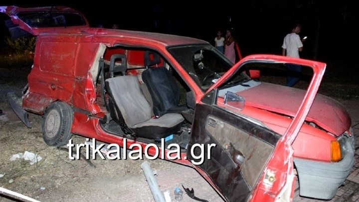 Τρίκαλα: Σοβαρός τραυματισμός από σύγκρουση νταλίκας με ΙΧ – ΦΩΤΟ ΚΑΙ ΒΙΝΤΕΟ
