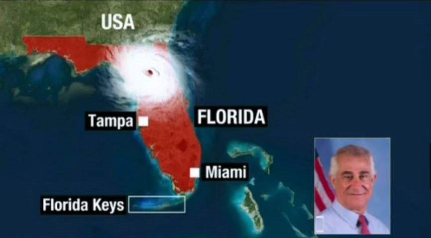 Ο Έλληνας δήμαρχος του Τάρπον Σπρινγκς: Μας χτυπάει ο κυκλώνας – Υπάρχουν καταστροφές – ΒΙΝΤΕΟ