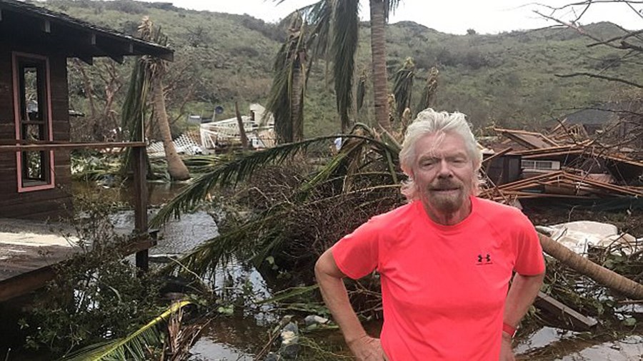 Εικόνες βιβλικής καταστροφής στον “παράδεισο” του Μπράνσον από τον κυκλώνα Ίρμα – ΒΙΝΤΕΟ – ΦΩΤΟ