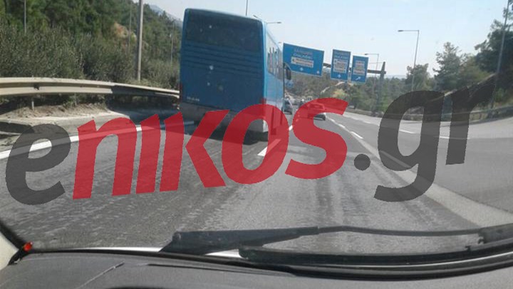 Με ιλιγγιώδη ταχύτητα έτρεχε οδηγός στρατιωτικού λεωφορείου – Καταγγελία αναγνώστη – ΦΩΤΟ