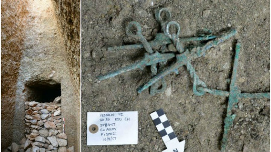 Ένας από τους μεγαλύτερους μυκηναϊκούς τάφους ανακαλύφθηκε στη Βοιωτία – ΦΩΤΟ