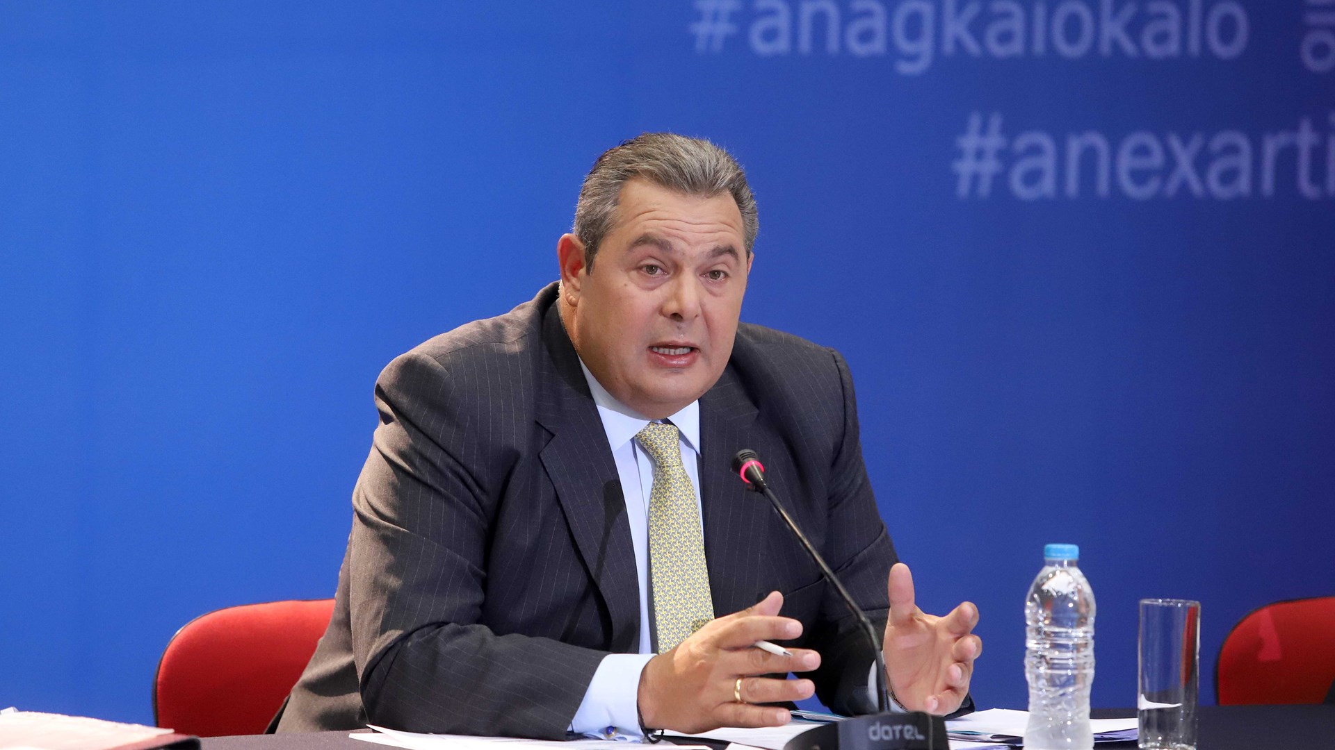 Καμμένος: Οι ΑΝΕΛ βρίσκονται στο πατριωτικό κέντρο – Σφοδρή επίθεση στη ΝΔ – ΒΙΝΤΕΟ