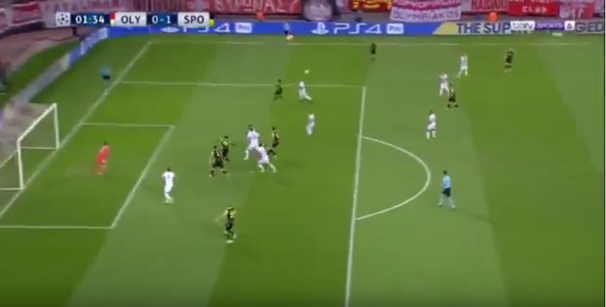 Το γκολ της Σπόρτινγκ – ΒΙΝΤΕΟ