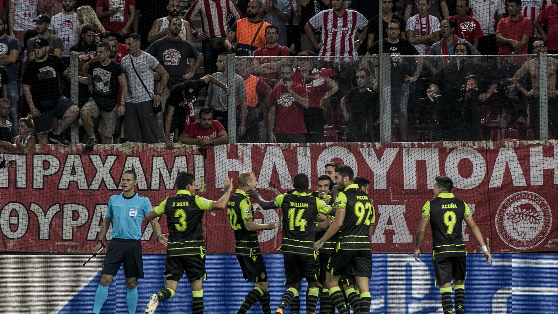 Ολυμπιακός – Σπόρτινγκ 0-3 (43′)