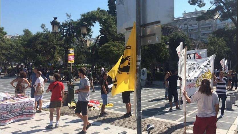 Συγκέντρωση στη μνήμη του Παύλου Φύσσα στη Θεσσαλονίκη – ΦΩΤΟ