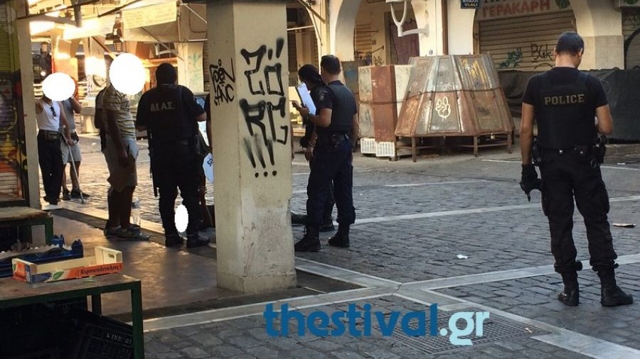 Άγρια συμπλοκή στο κέντρο της Θεσσαλονίκης