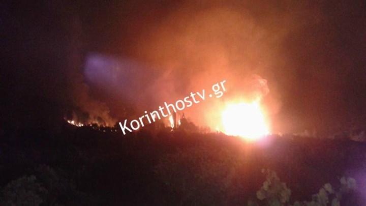 Ανεξέλεγκτη μαίνεται η φωτιά στο Κούτσι Νεμέας – ΦΩΤΟ ΚΑΙ ΒΙΝΤΕΟ
