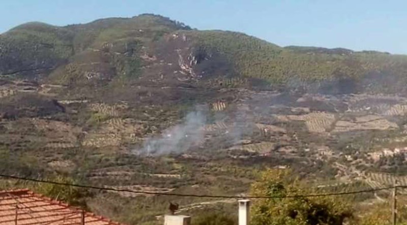 Πυρκαγιά στη Ζαχάρω – ΤΩΡΑ