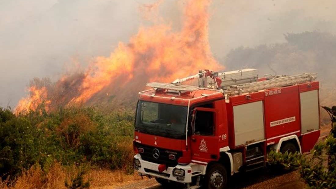 Φωτιά στη Δράμα