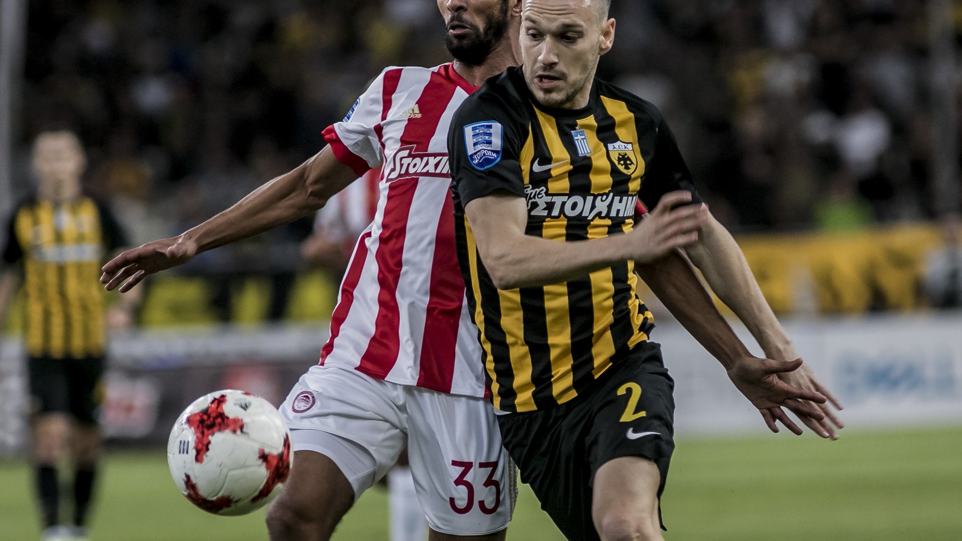 ΑΕΚ – Ολυμπιακός 2-2 (80′)